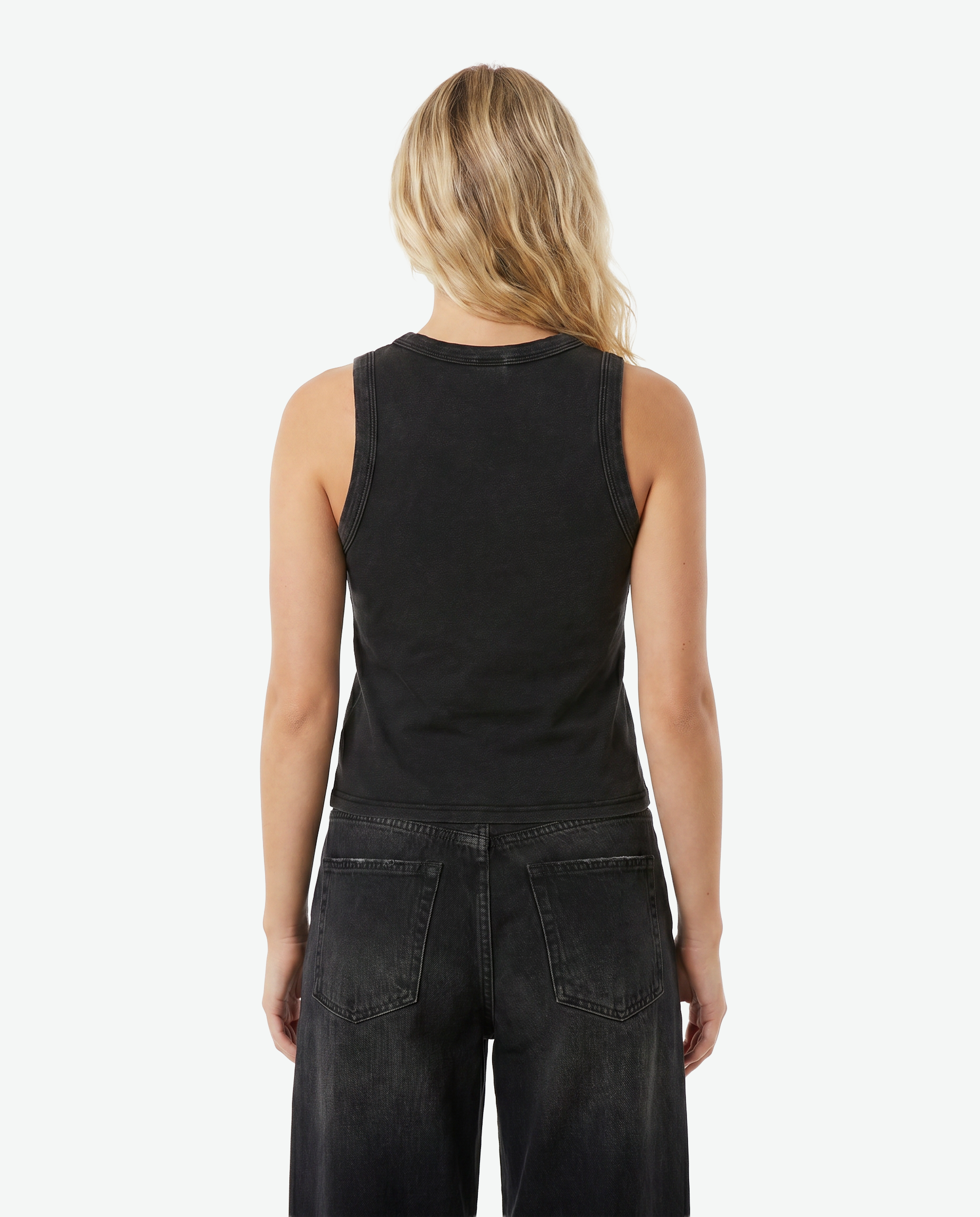 REBORN Tank — Black Washed