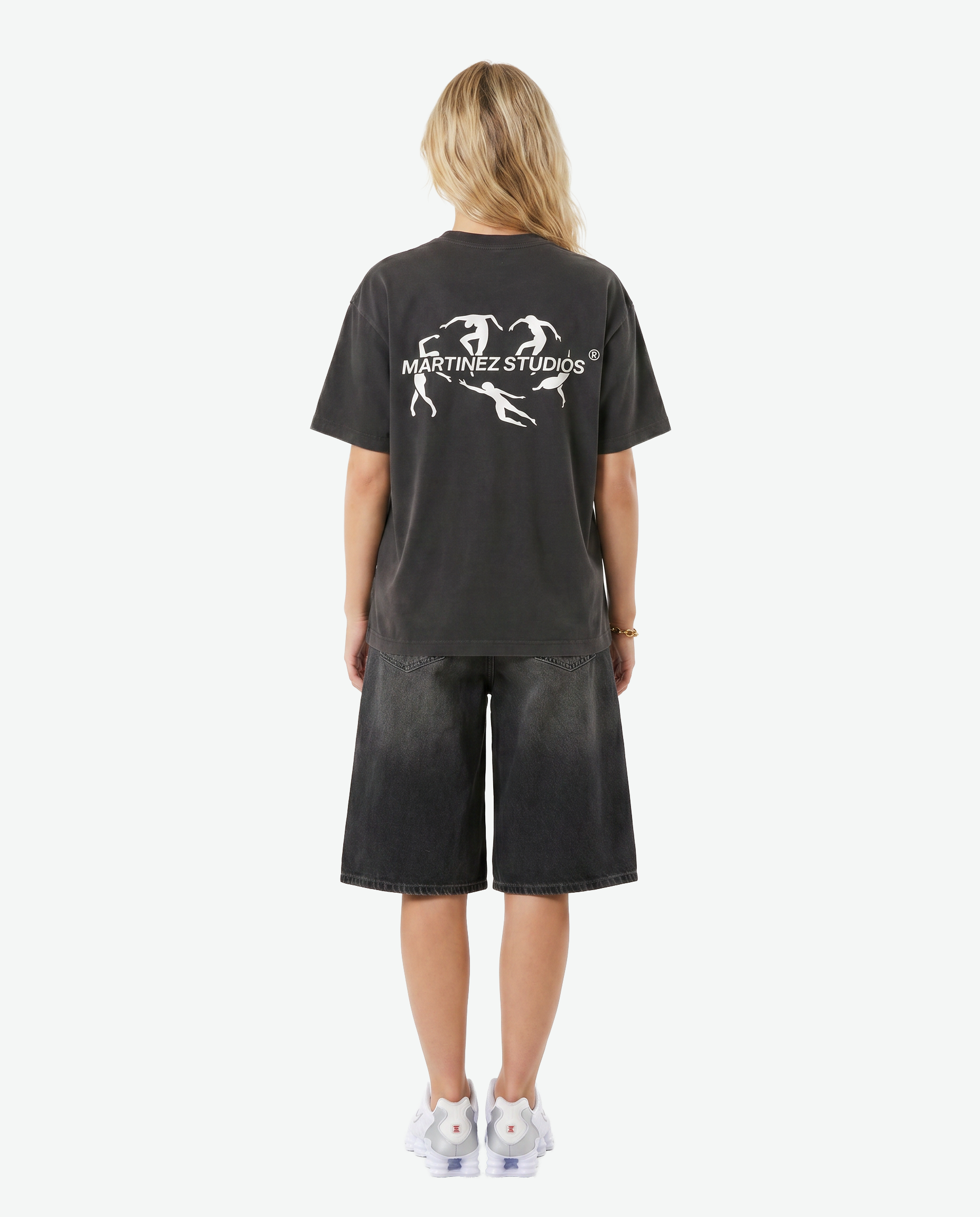 REBORN Boxy Tee — Charcoal