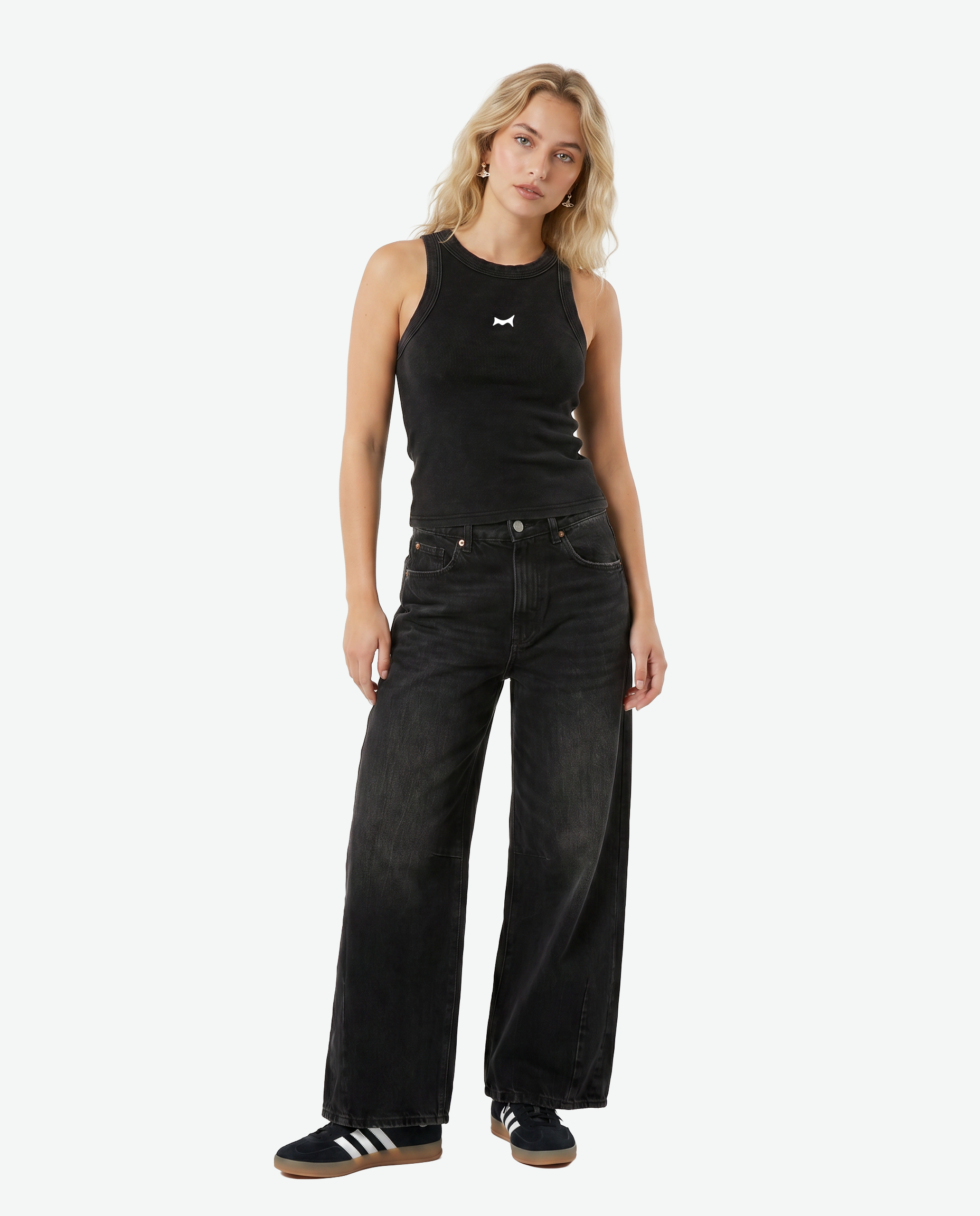 REBORN Tank — Black Washed