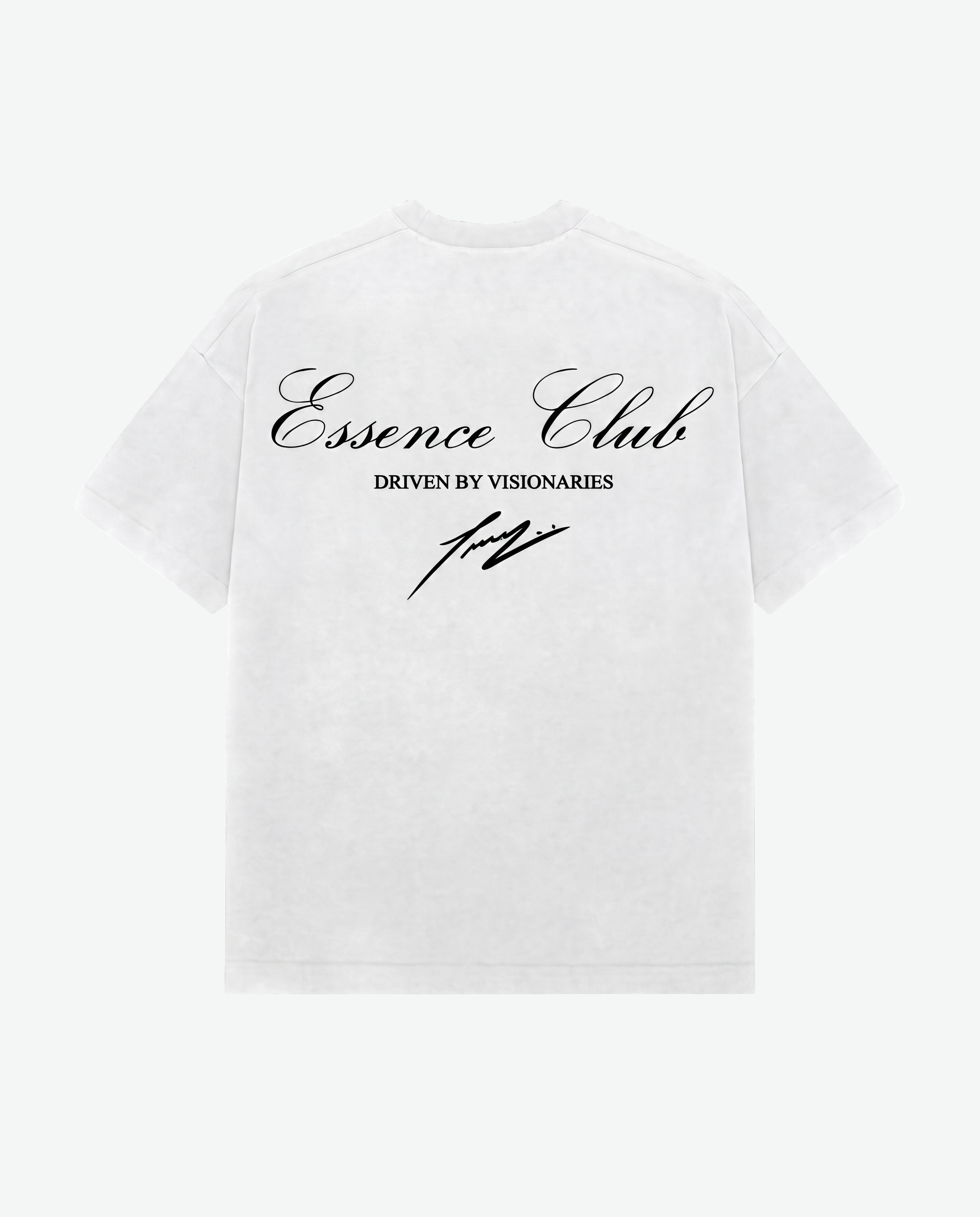 Essence Club Boxy T-Shirt WHITE