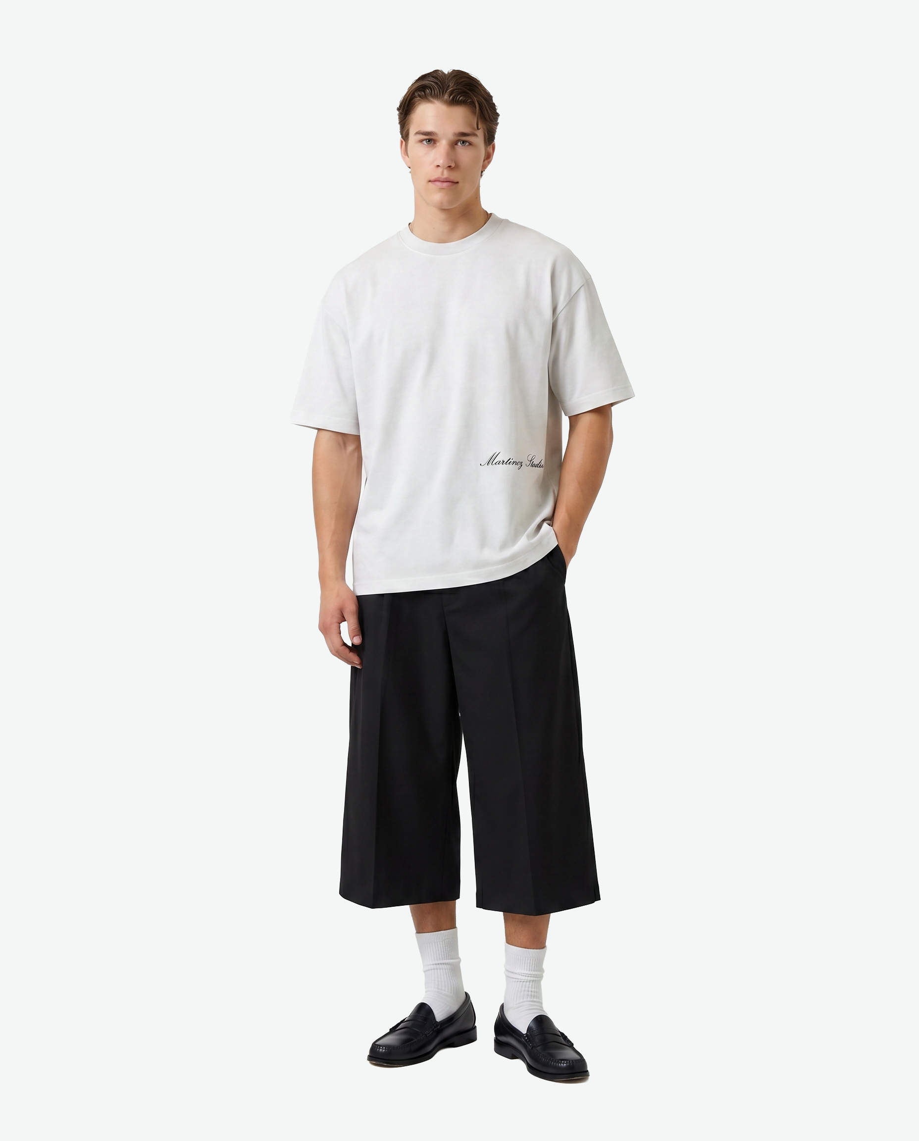 Essence Club Boxy T-Shirt WHITE