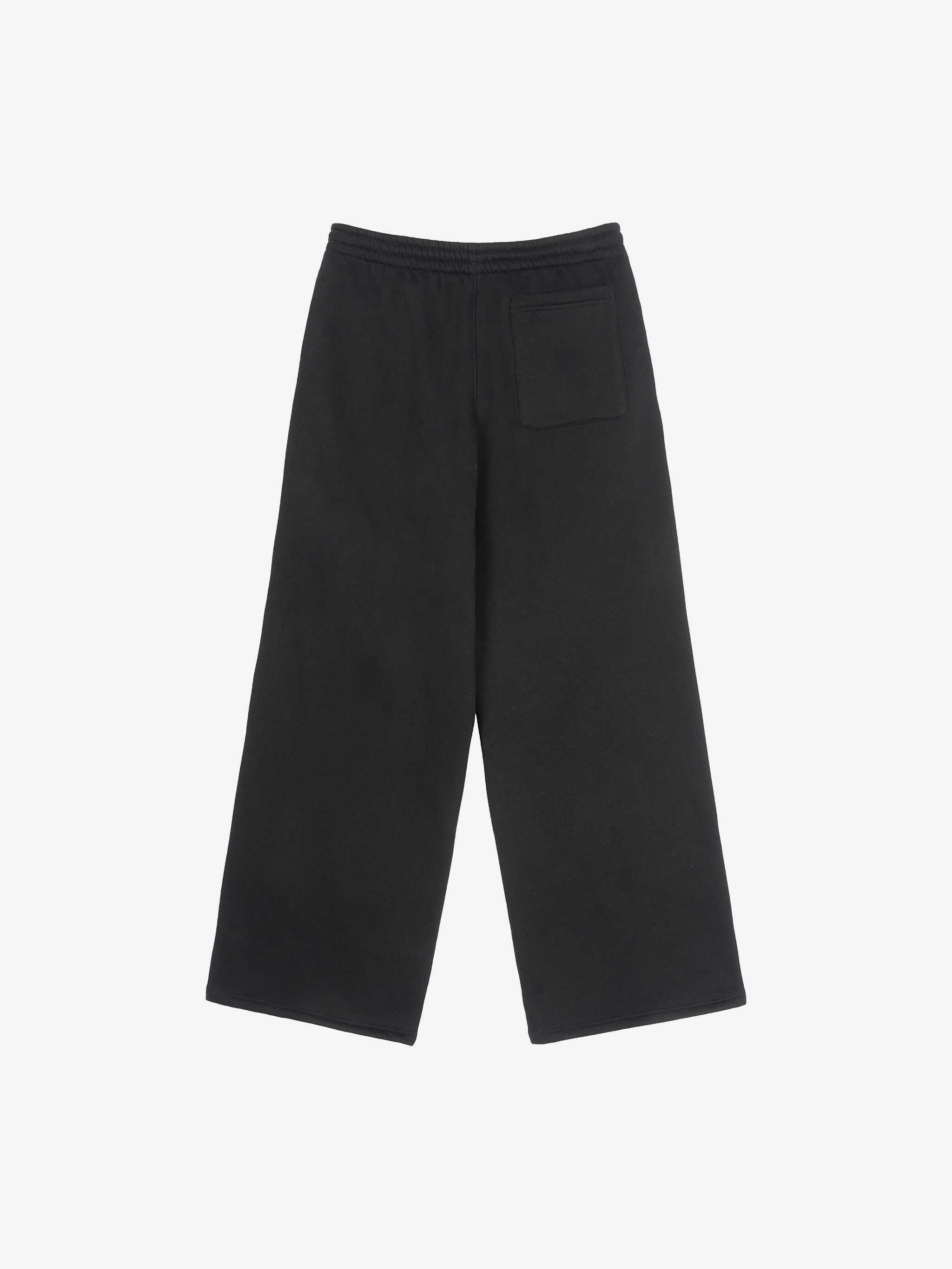 REBORN Straight Sweatpant — Black