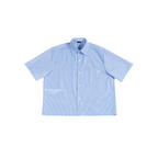 Estiu Etern Boxy-Fit Shirt – Blue Stripe