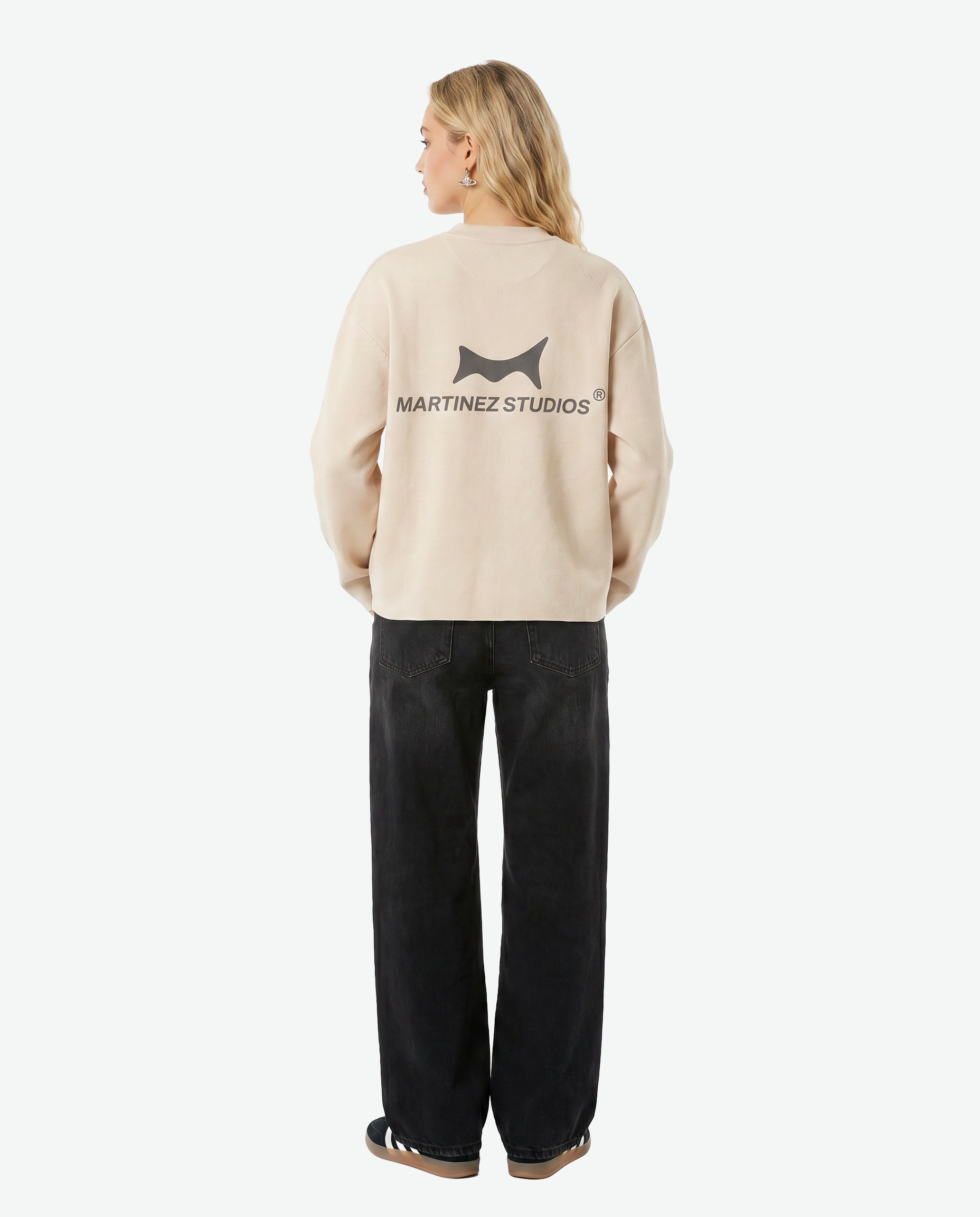 REBORN Waffle Long Sleeve — Apricot
