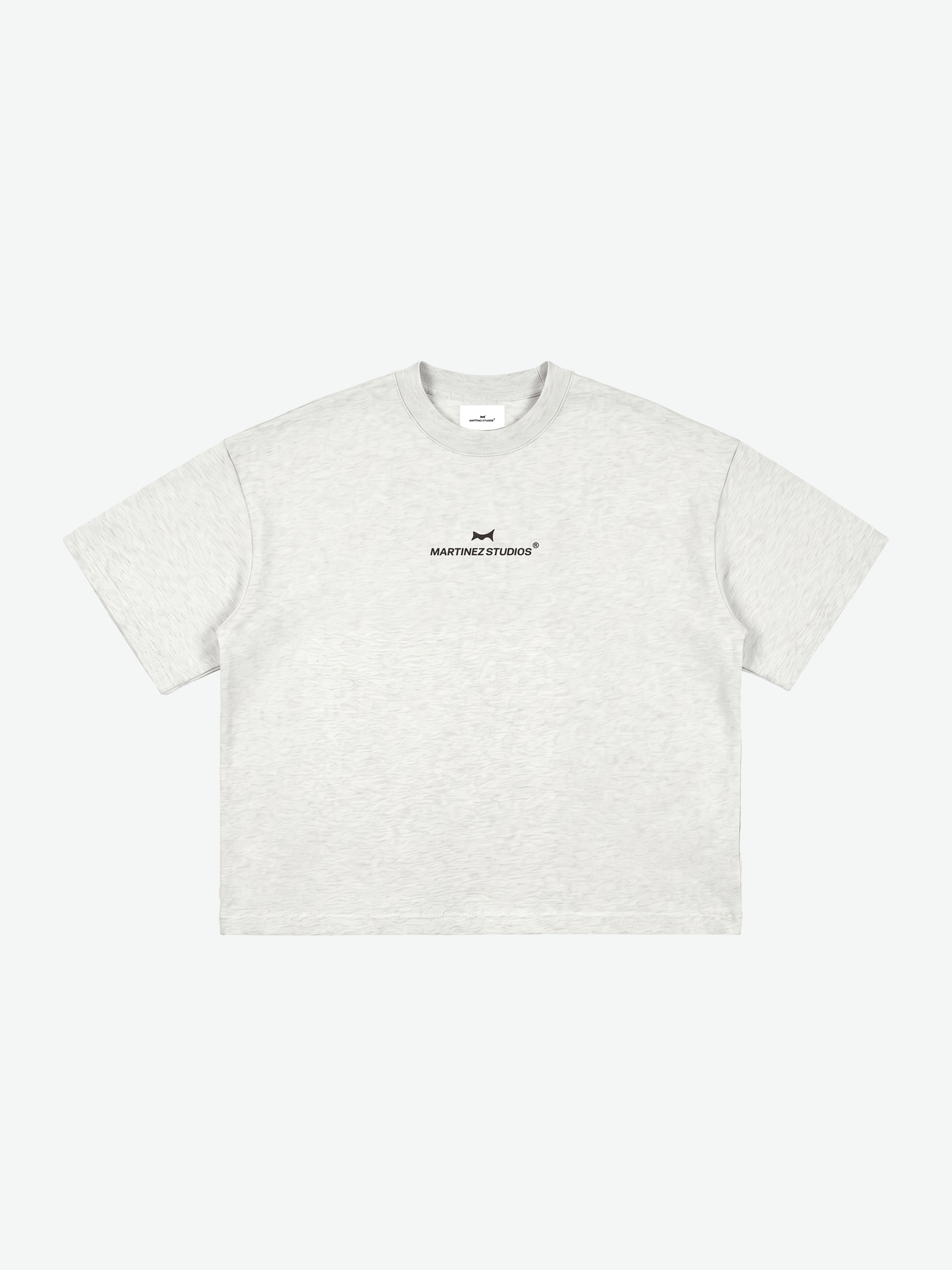 REBORN Boxy Tee — Oat Gray