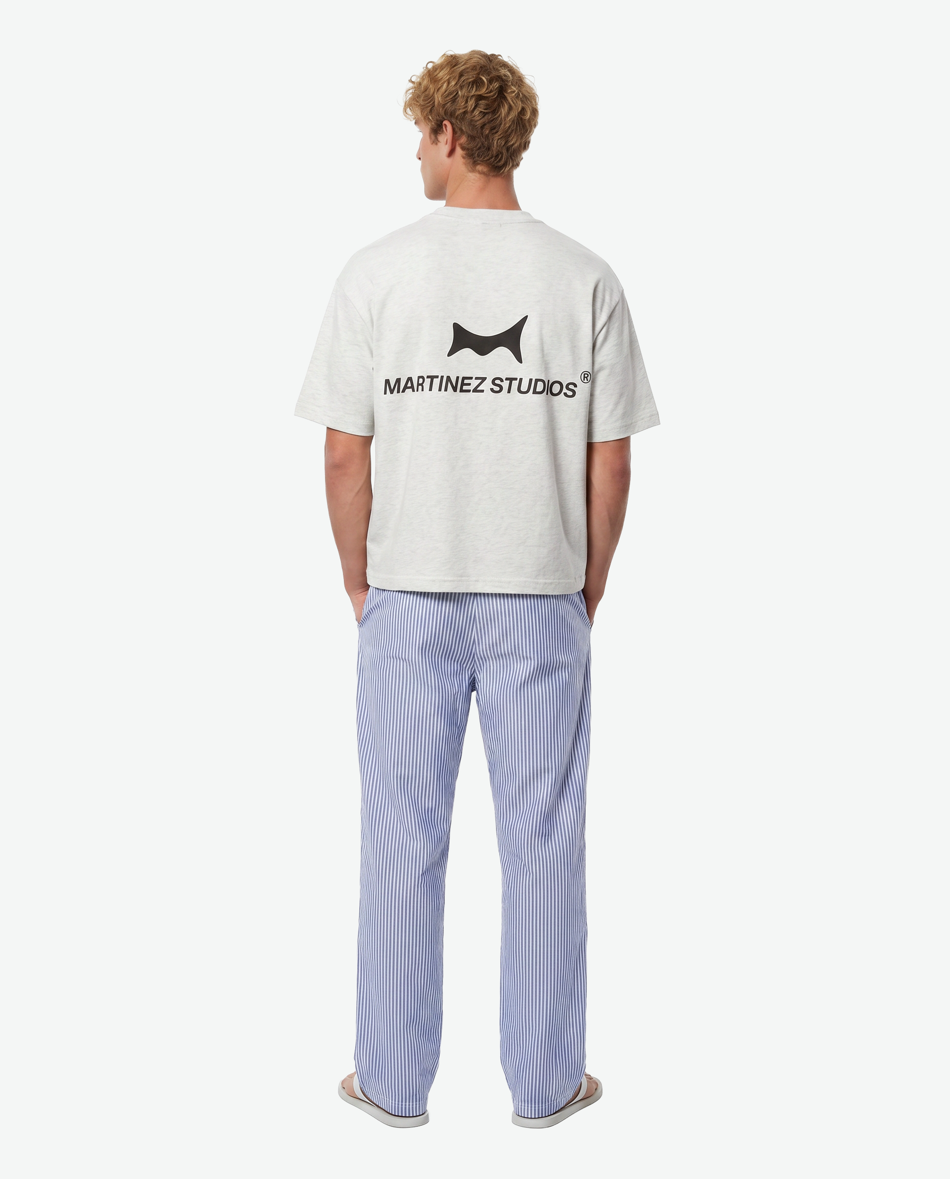 REBORN Boxy Tee — Oat Gray