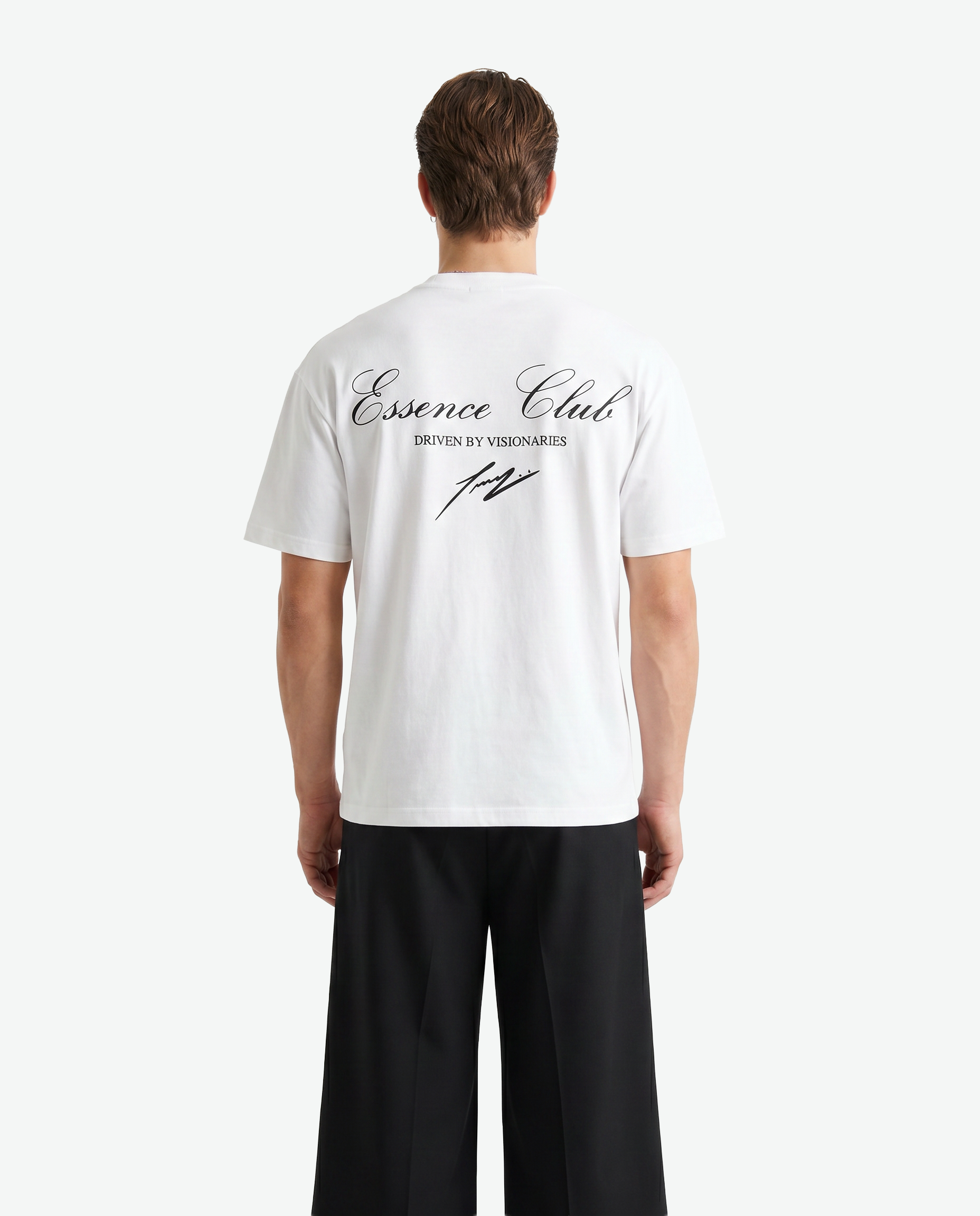 Essence Club Boxy T-Shirt WHITE