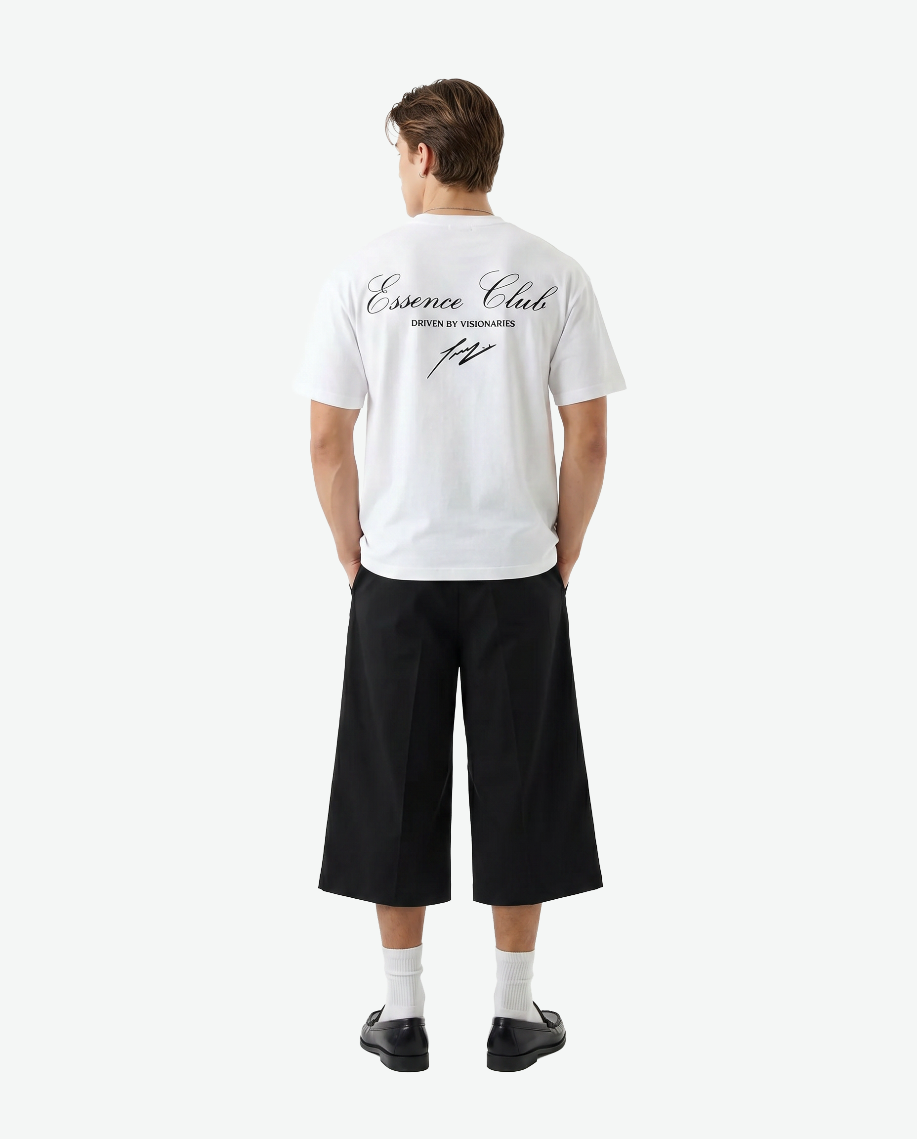 Essence Club Boxy T-Shirt WHITE