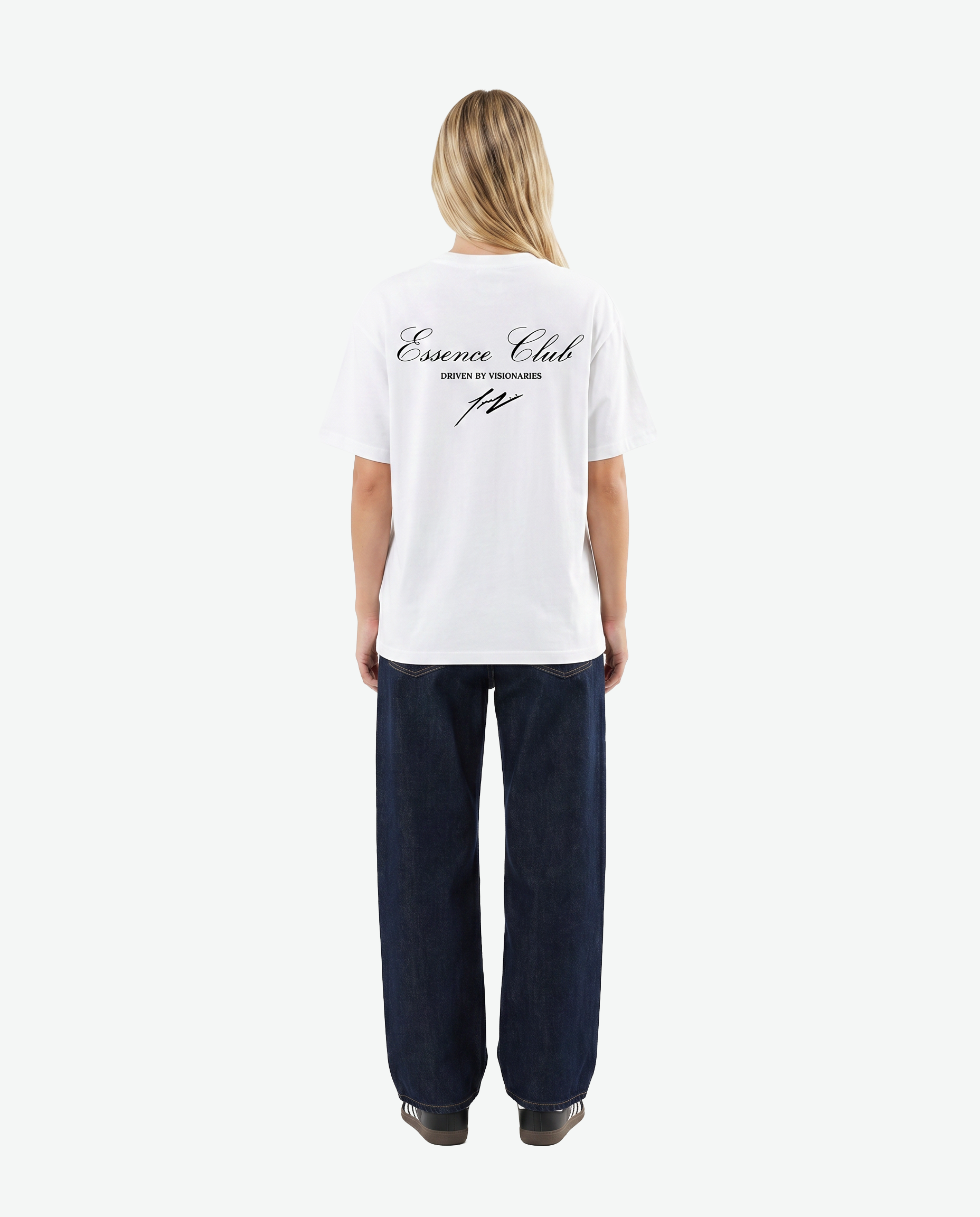 Essence Club Boxy T-Shirt WHITE